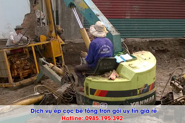 Dịch vụ ép cọc bê tông tại tỉnh Quảng Ninh chi phí trọn gói