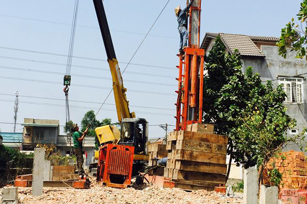 Dịch vụ ép cọc bê tông tại Sơn Tây Hà Nội chi phí trọn gói