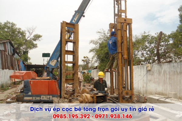 Dịch vụ ép cọc bê tông tại Thanh Xuân chi phí báo giá trọn gói