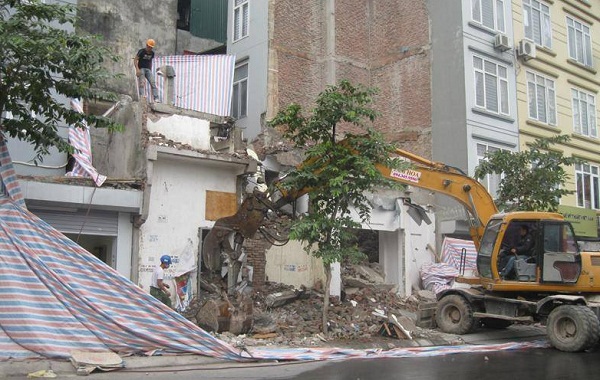 Giá phá dỡ Nhà tại Huyện Gia Lâm 2017